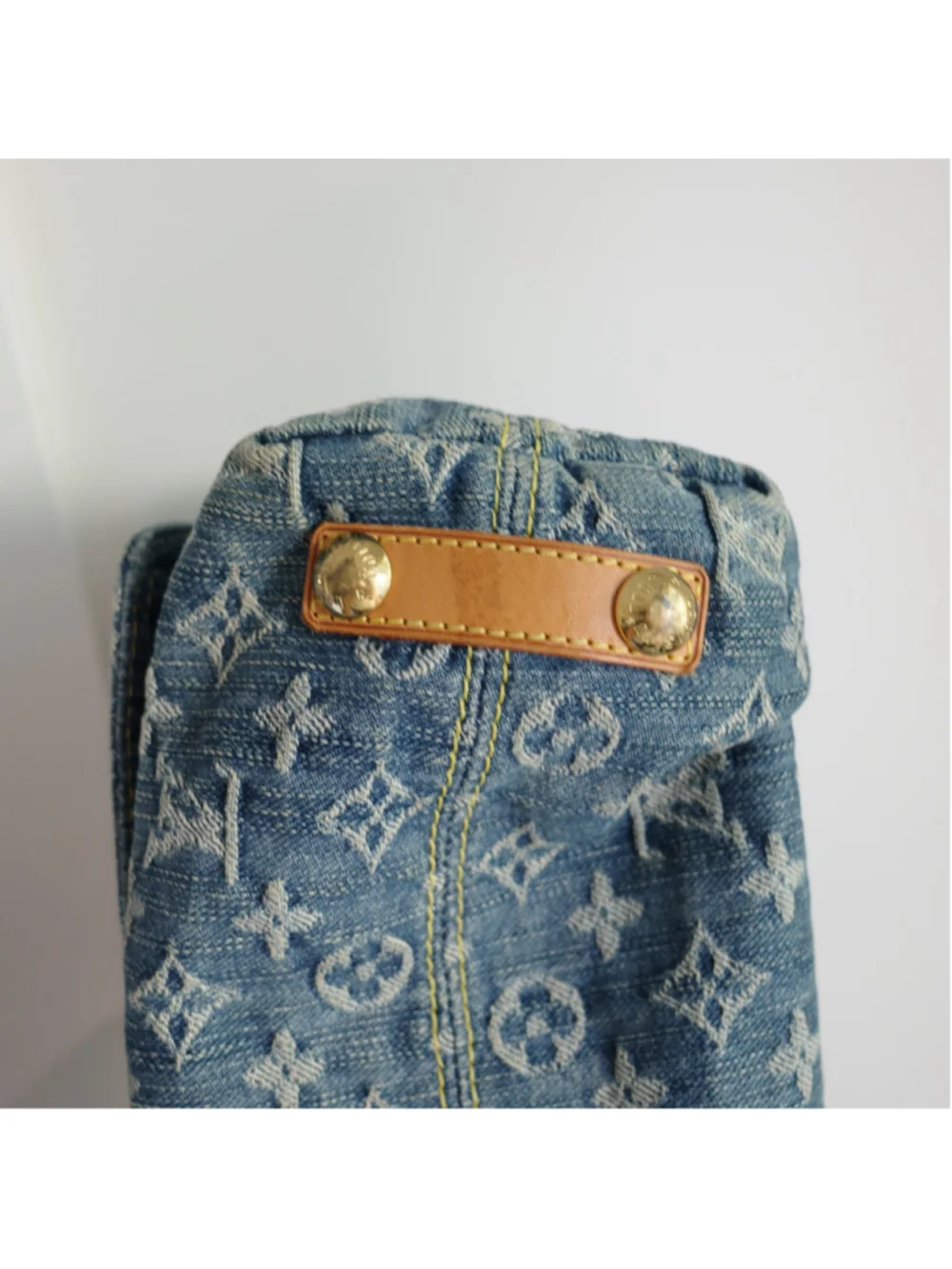 LOUIS VUITTON Vintage Blue Denim Baggy PM